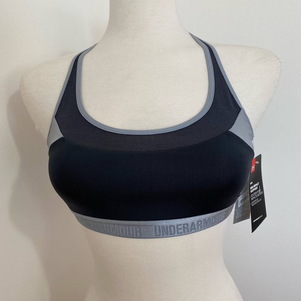Black Under Armour Sports Bra